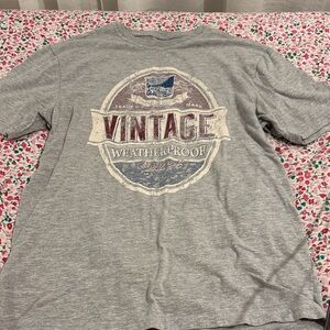 Weatherproof Vintage Gray Short Sleeve Tee